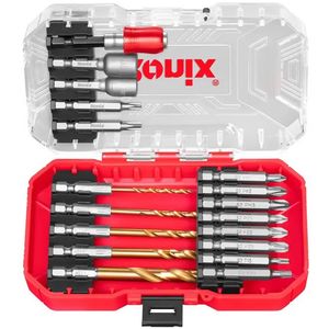 مته و سری پیچ گوشتی رونیکس مدل crv5453.steel مجموعه 18 عددی